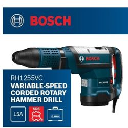 Brand NEW Bosch RH1255VC 2in. DS-Max Rotary Hammer