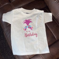 Trolls -Poppy It’s My Birthday Shirt 4t