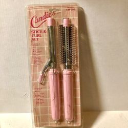NEW Vintage Candies Stick & Curl 2 Pc Hair Care Set