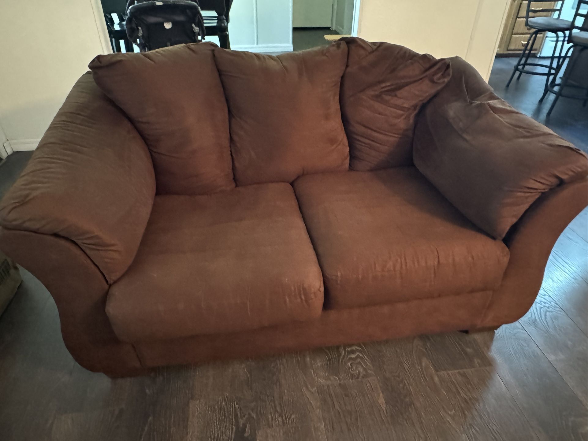 Love Seat And Couch