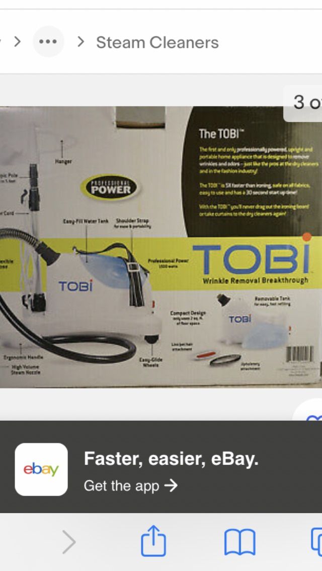 Steamer , Wrinkle Remover. by (TOBI