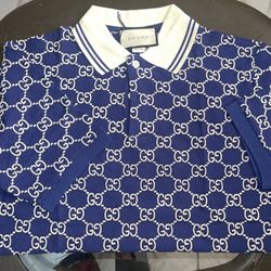 Men GG Embroidered Polo