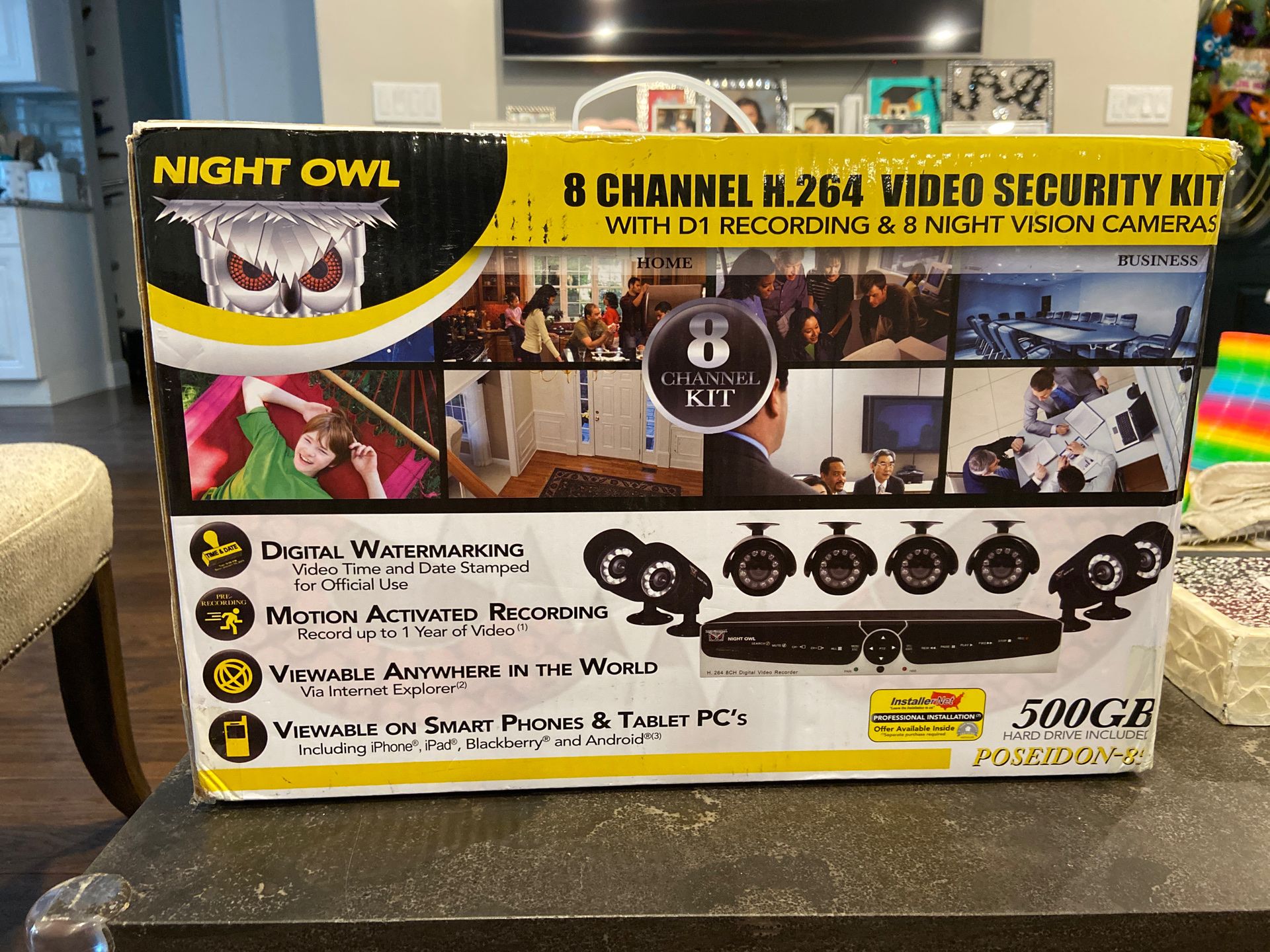 Night Owl 8 channel video security cameras