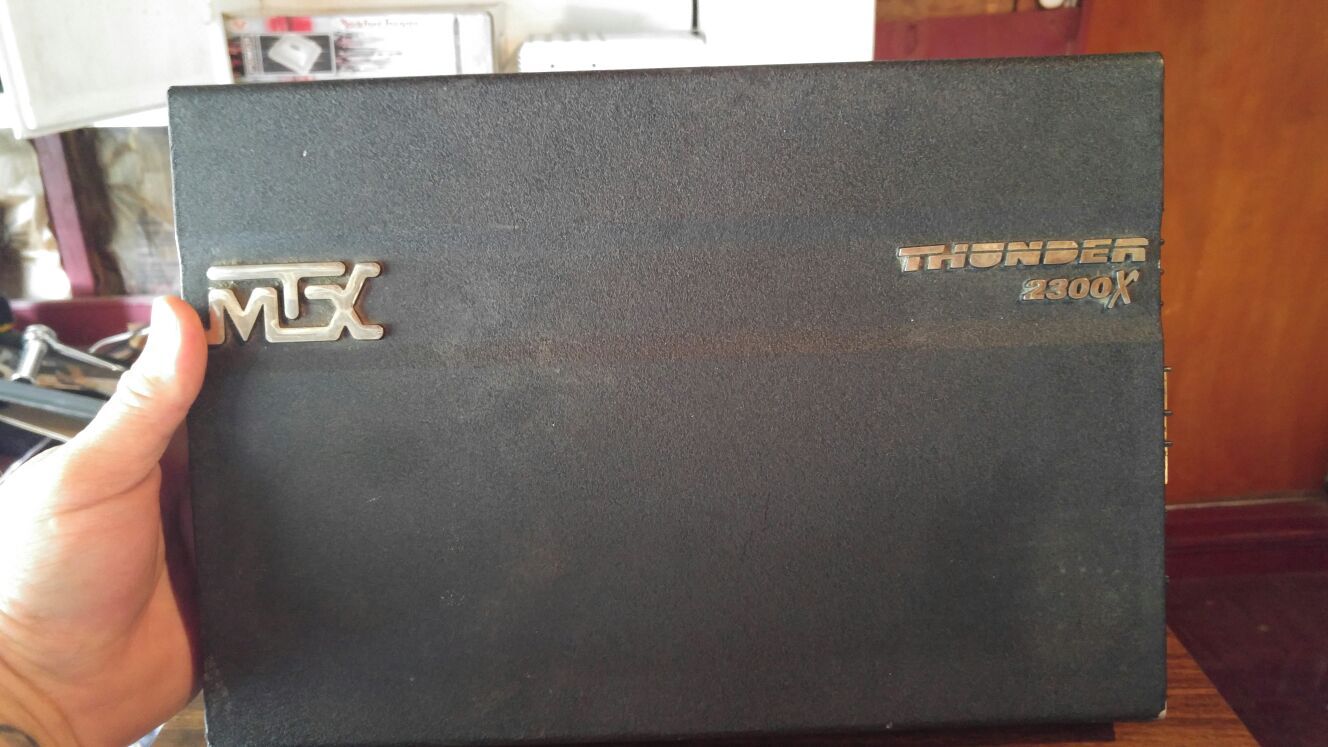 Mtx thunder 2300x power amplifier