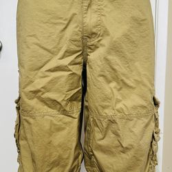Men’s Mustard Cargo Shorts Size 36