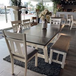 Table 4 Chairs And Bench 