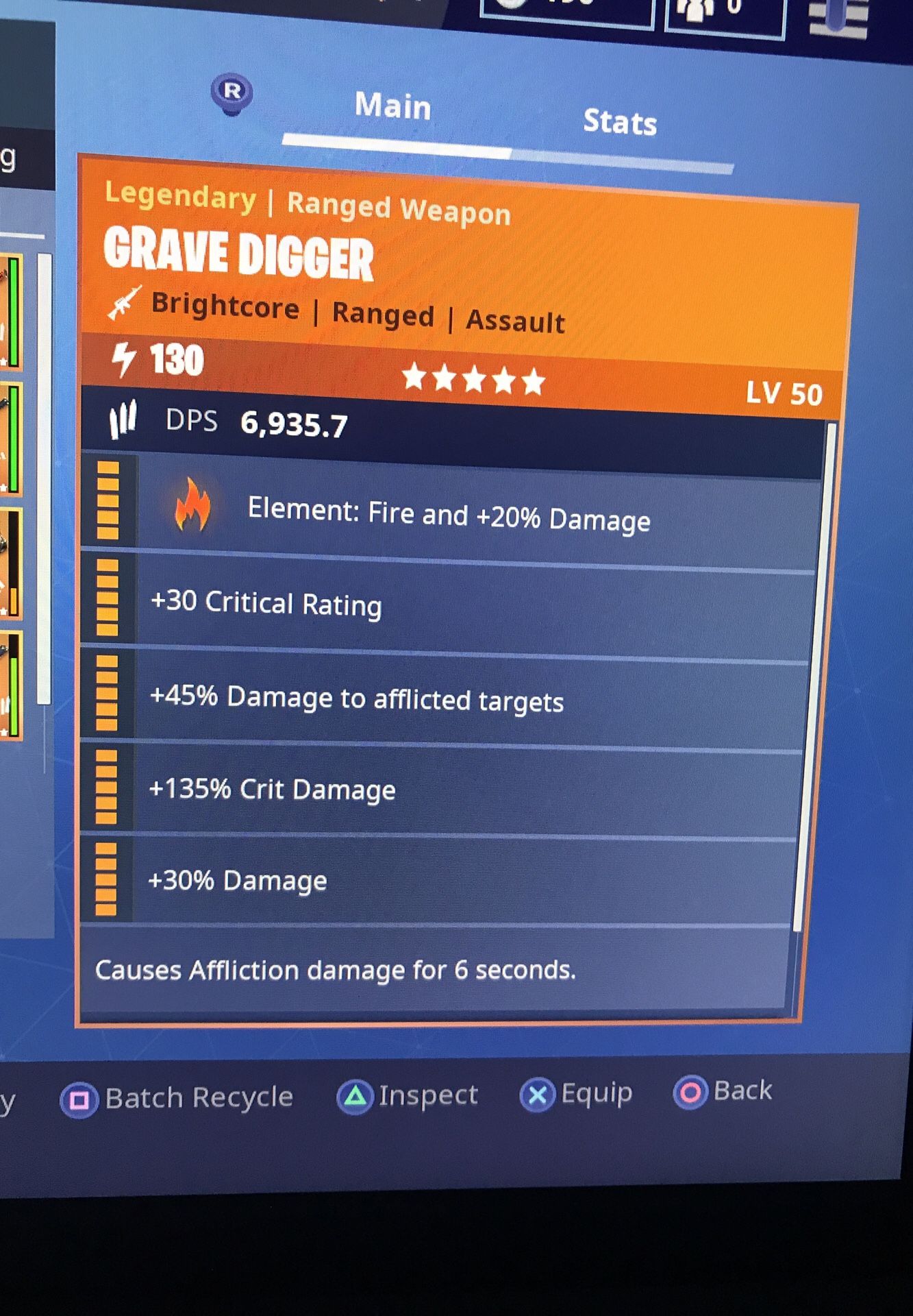 Fortnite Save the World—130 Grave digger—130 Nocturno— All God Rolls