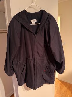 Rafael BlackZip-Up Hooded Jacket