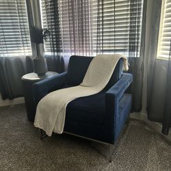 Navy Accent Chair