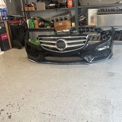 14-16 Mercedes W212 E350 E550 E400 Sport AMG Front Bumper Cover Assembly OEM 