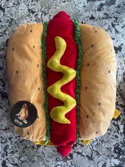Dog costumes - hot dogs