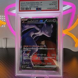 Rocket’s Mewtwo ex SAR (JP) – PSA 10