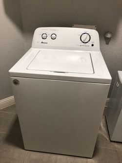 Amana 3.8 cu.ft. high efficiency top load washing machine