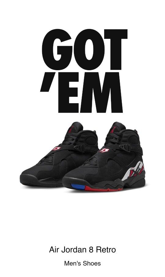 Air Jordan 8 Retro Men's Shoes