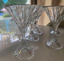 Mikasa Crystal Martini Glasses