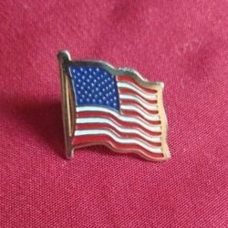 American Flag Tack Lapel or Hat Pin USA Independence Day US 4th of July Old Glory Gift