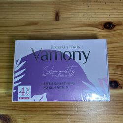 4 Packs(102pcs) Press On Nails Short Square Shaped, Nail Art Solid Color & Designs Fake Nails, Manicure Essentials for Women, Fashion Grays