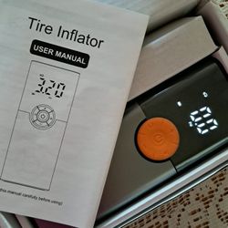 NEW Tire Inflator With Attachments