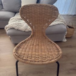 ÄLVSTA Chair, handmade rattan/Sefast black