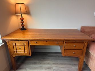 Wooden desk