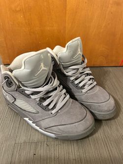 Air Jordan 5 Retro Wolf Grey Sneakers