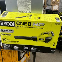 510 CFM ONE+ HP 18V Brushless Whisper Series 130 MPH 510 Live Chat CFM Battery Leaf Blower with 6.0 Ah Battery and Charger