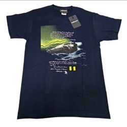 The Hundreds - Delorean Arrival T-Shirt (Navy) Back to the Future - Small NWT