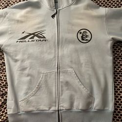 Blue Hellstar Zip Up