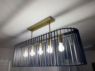 3 Artika Chandeliers / Light Fixtures – Black & Gold