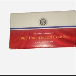 1987 US Mint Uncirculated Coin Set