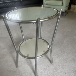 Glass Side Table