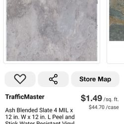 Traffic Master Peel And Stick Tile (Ash Blended)