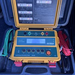 Extech GRT300 (Earth Ground Resistance Tester) with the full lead set and case.