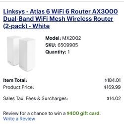 Linksys Mesh Wireless Router