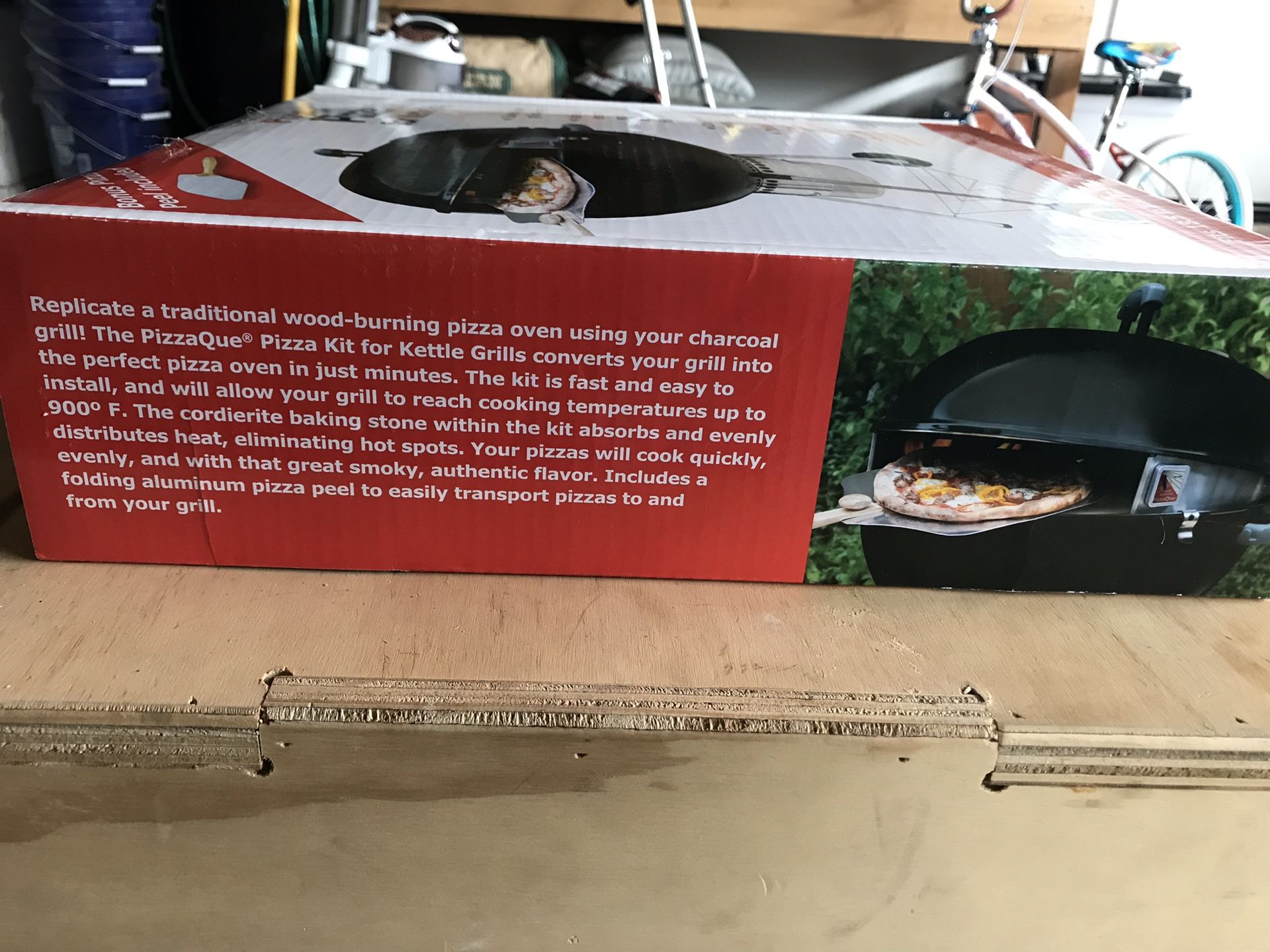 Deluxe outdoor pizza oven for kettle grill conversion kit for Sale in Gilbert, AZ OfferUp