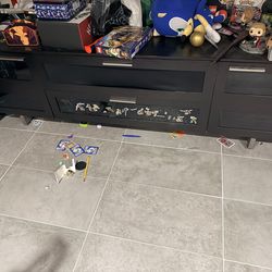 Free TV Console (Dark Brown)