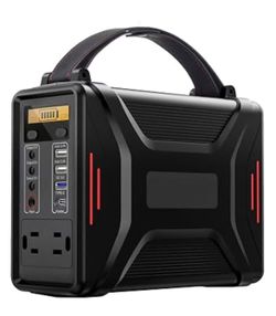 Portable Power Station Come With Solar Panels.240Wh Lithium Iron Phosphate Solar Generators for Camping Outdoor Travel, Emergency Battery Backup 110V2