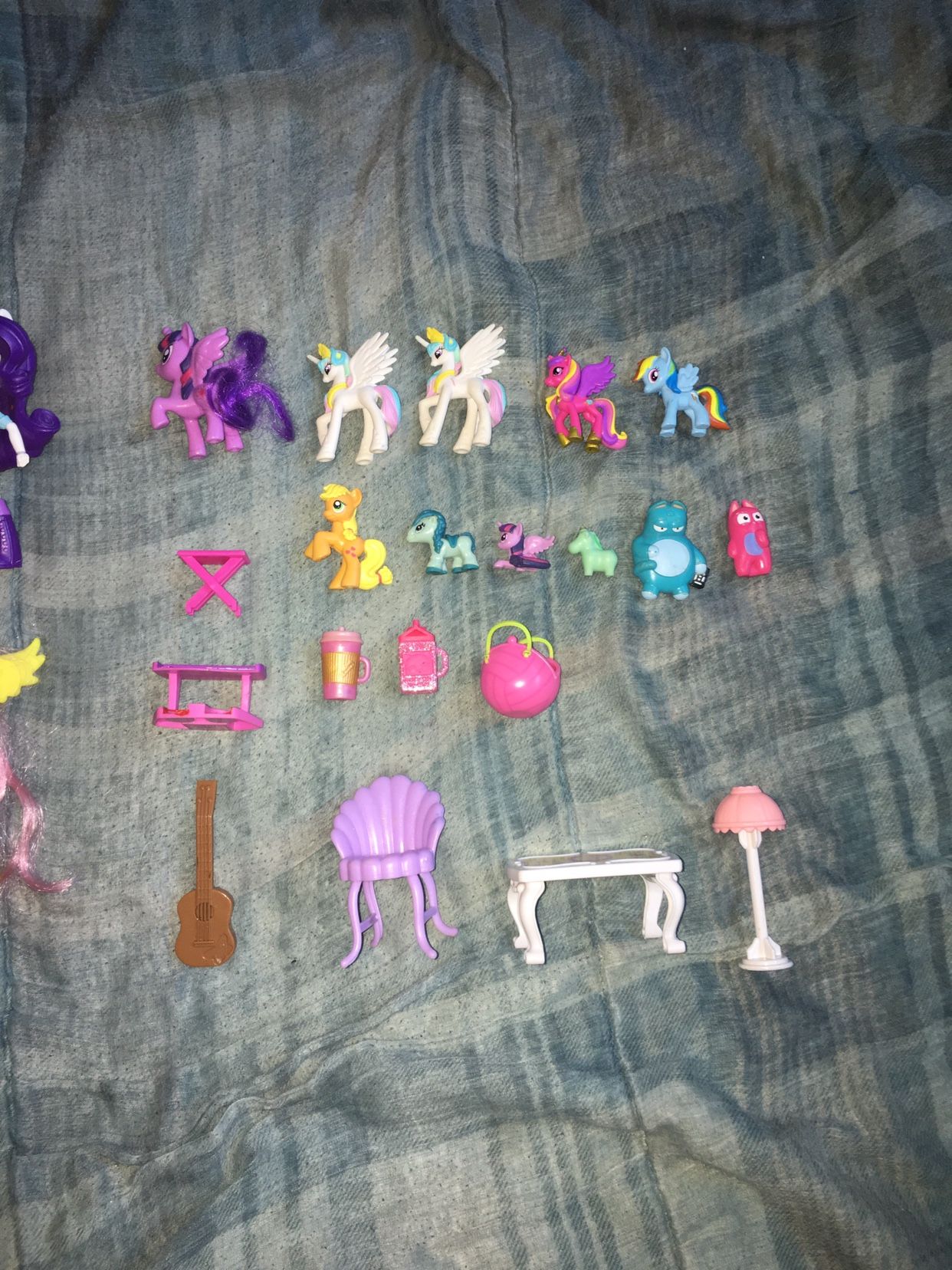 Lot Of My Little Pony Dolls And Toys