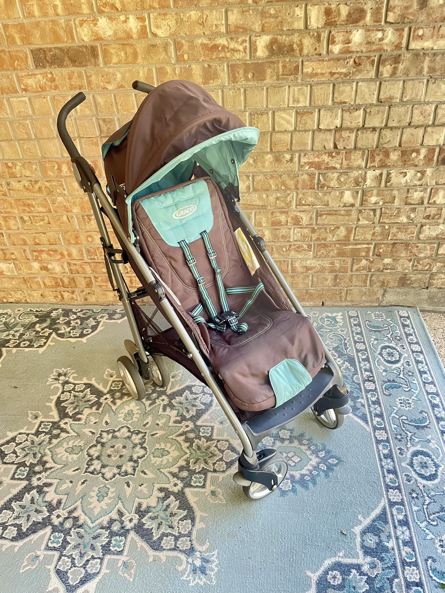 Graco Breaze Click Connect Stroller - Blue
