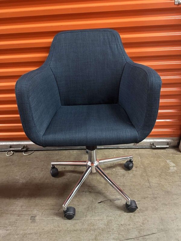 OFM 15.50" Office Home Chair with Swivel & Adjustable Height, 250 lb capacity