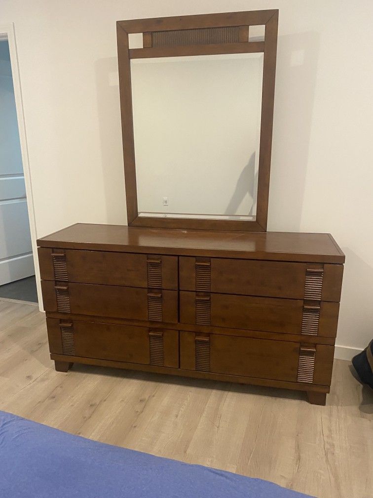 Dresser And Mirror