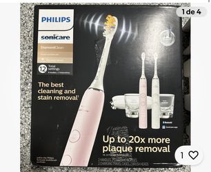 Philips Sonicare DiamondClean Power Toothbrush Set (Pink/White) Open Box - New