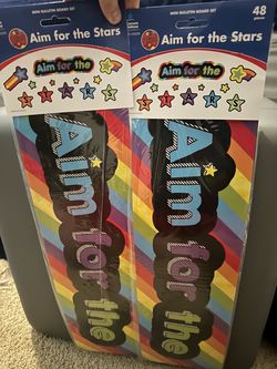 Carson Dellosa Aim for the Stars Mini Bulletin Board Set (x2)