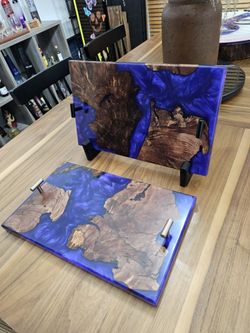 Australian Pine And Resin Charcuterie Boards 