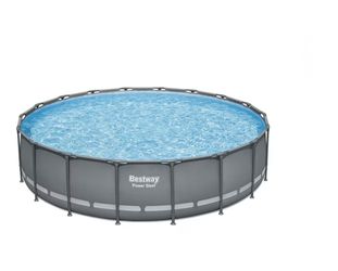 Bestway Power Steel 18' × 48" Round Above Ground Pool Set
