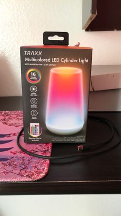 Multicolored LED Cylinder Light