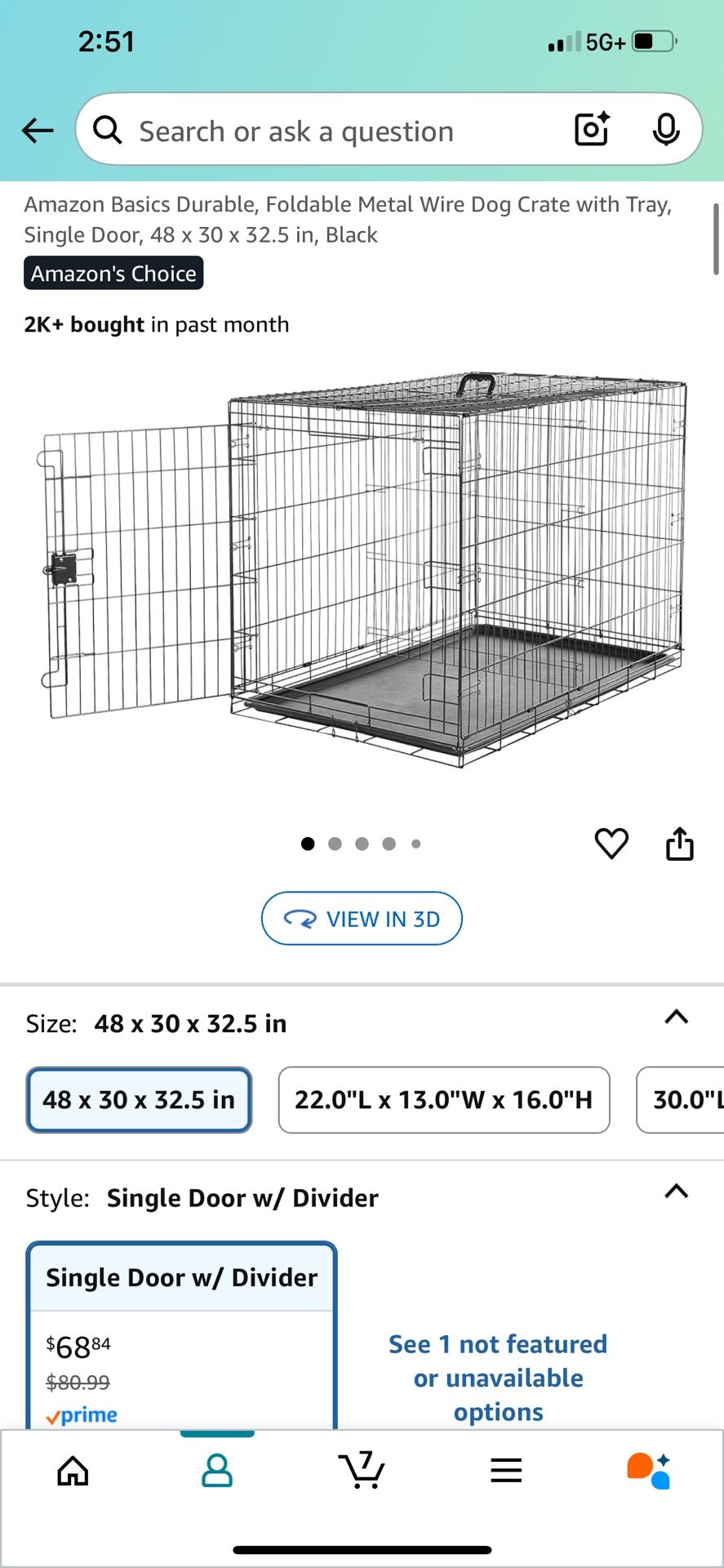 Dog crate