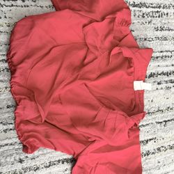 Red Cropped Top