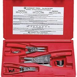 Wright Tools: 3 Piece Retaining Ring Plier Set
