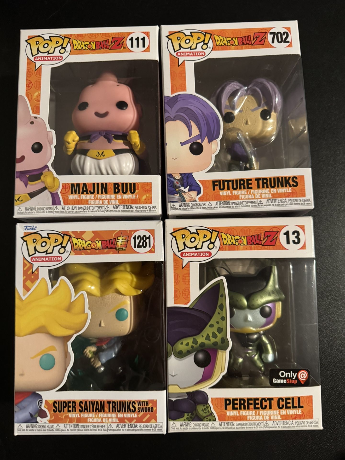 4 Dragon Ball Funko Pops